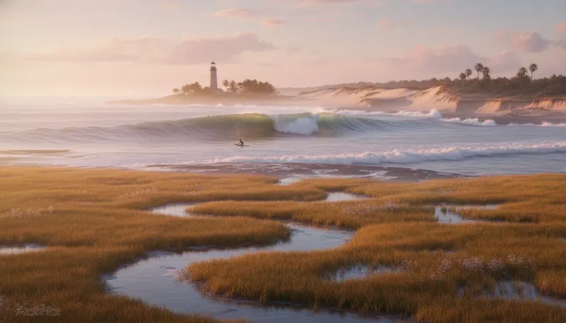Delaware surf, backdrop for the Surfing Hubs Delaware operator directory