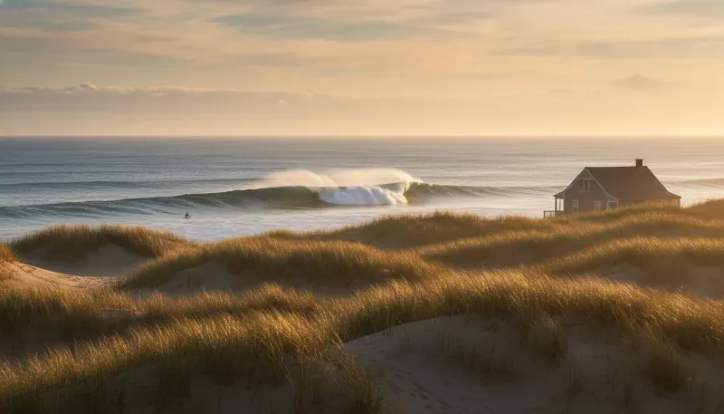 Massachusetts landscape, backdrop for the Surfing Hubs Hull directory