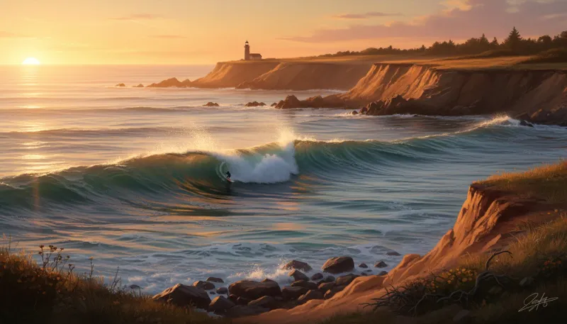 Rhode Island landscape, backdrop for the Surfing Hubs Narragansett directory