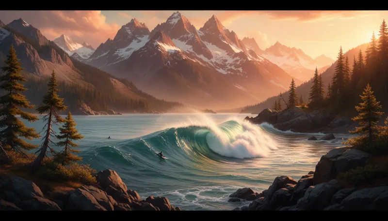 Washington landscape, backdrop for the Surfing Hubs Westport directory